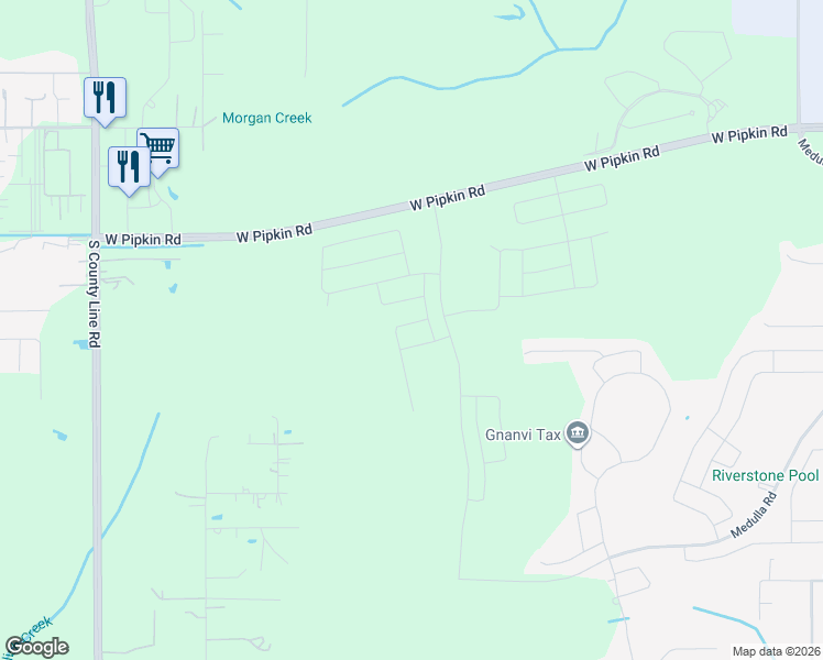 map of restaurants, bars, coffee shops, grocery stores, and more near West Pipkin Road in Lakeland