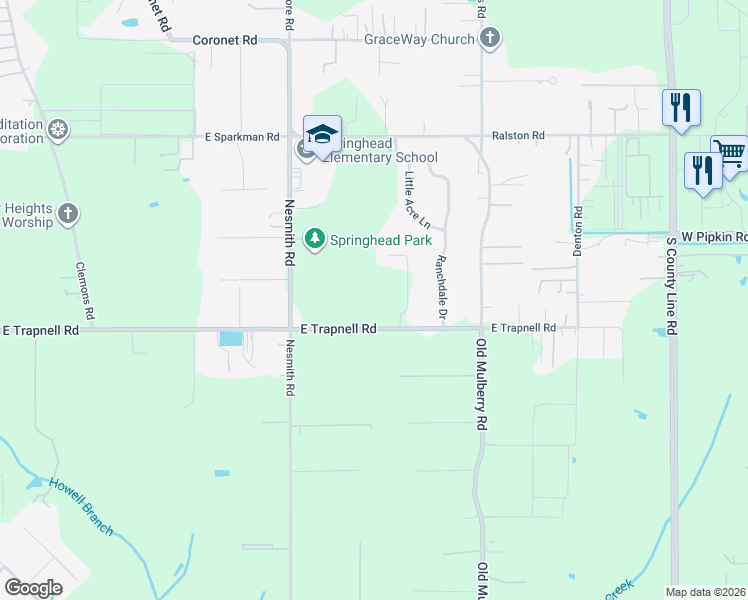 map of restaurants, bars, coffee shops, grocery stores, and more near 3102 East Trapnell Road in Plant City