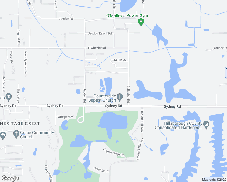 map of restaurants, bars, coffee shops, grocery stores, and more near 13422 Sydney Road in Dover