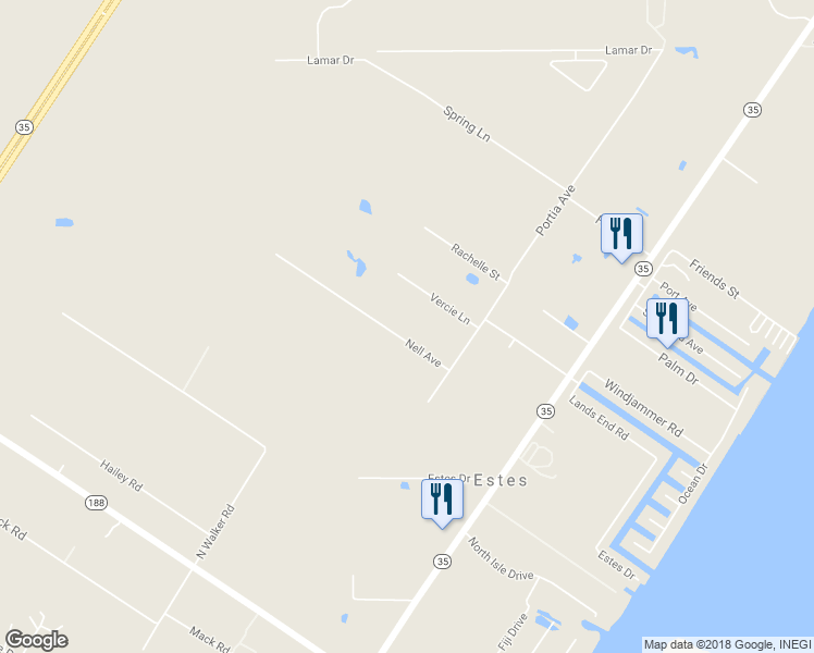 map of restaurants, bars, coffee shops, grocery stores, and more near 122 Nell Avenue in Rockport