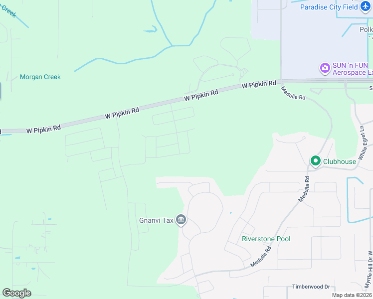 map of restaurants, bars, coffee shops, grocery stores, and more near West Pipkin Road in Lakeland