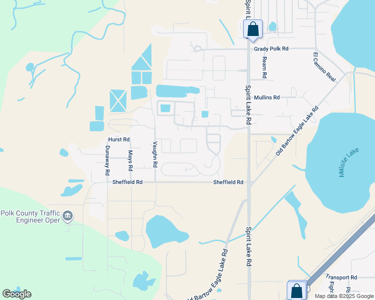 map of restaurants, bars, coffee shops, grocery stores, and more near 460 Kensington View Drive in Winter Haven