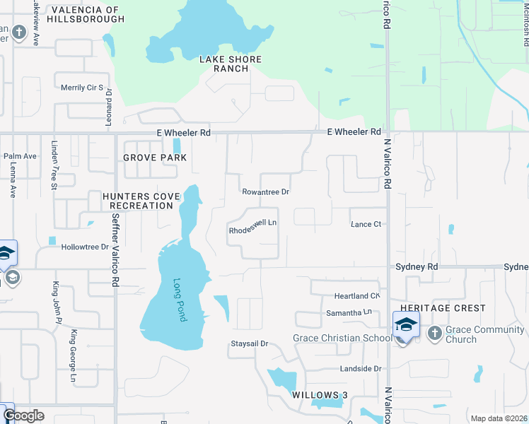 map of restaurants, bars, coffee shops, grocery stores, and more near 1403 Rushgrove Circle in Dover