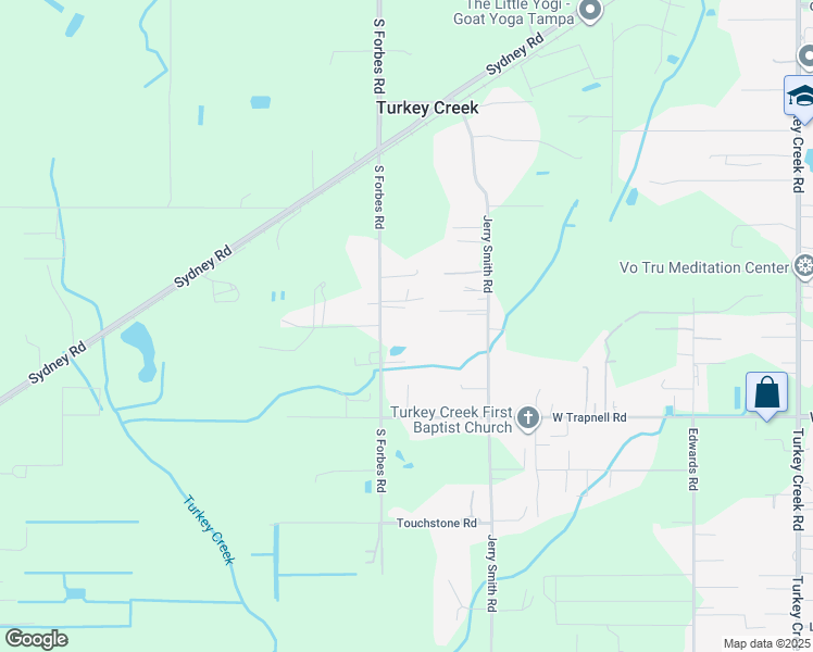 map of restaurants, bars, coffee shops, grocery stores, and more near 3402 South Forbes Road in Dover