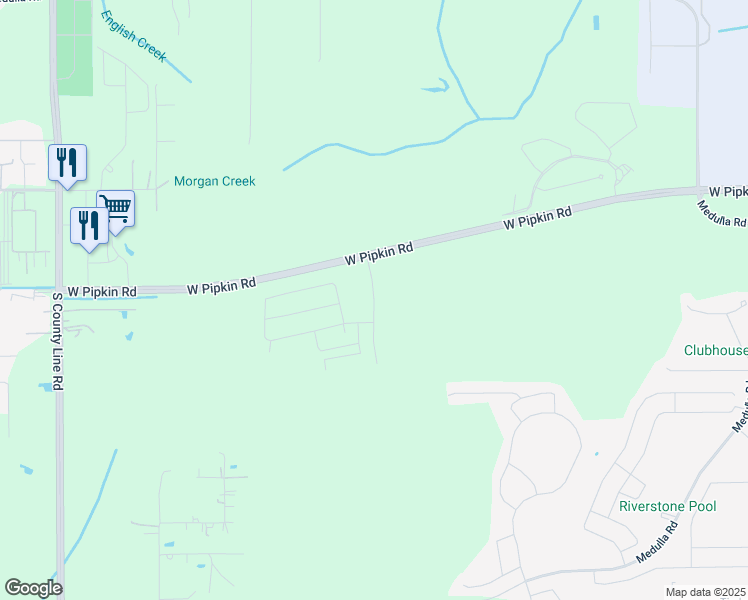 map of restaurants, bars, coffee shops, grocery stores, and more near West Pipkin Road in Lakeland