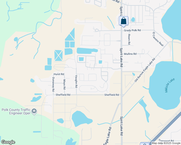 map of restaurants, bars, coffee shops, grocery stores, and more near 465 Kensington View Drive in Winter Haven