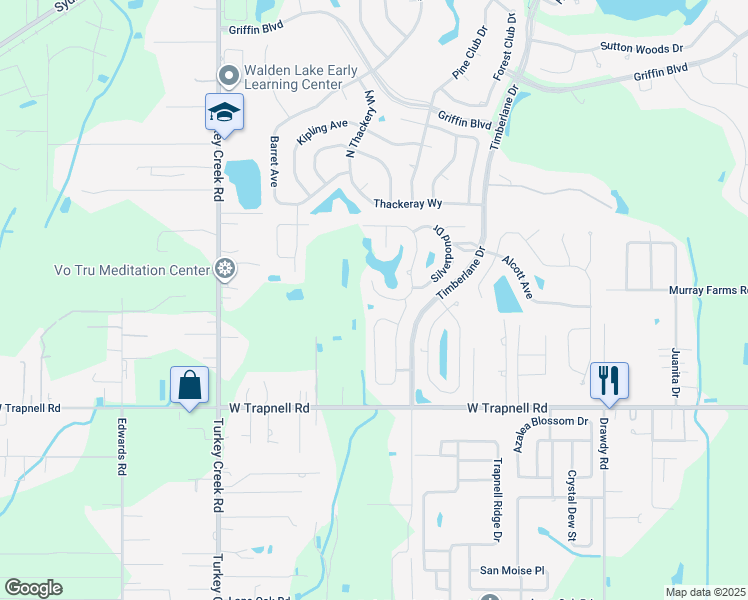map of restaurants, bars, coffee shops, grocery stores, and more near 3354 Silvermoon Drive in Plant City