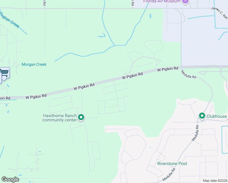 map of restaurants, bars, coffee shops, grocery stores, and more near West Pipkin Road in Lakeland