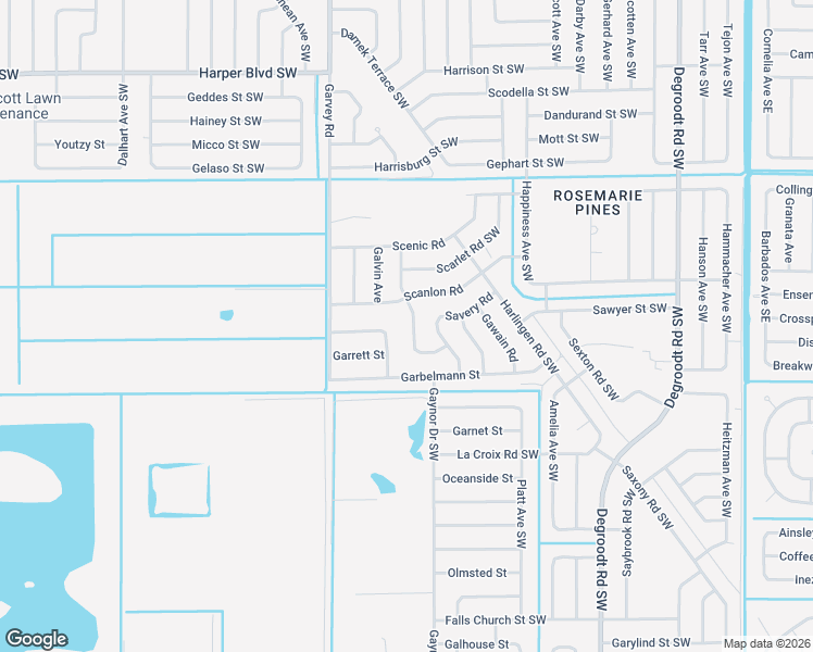 map of restaurants, bars, coffee shops, grocery stores, and more near 1117 Satin Road in Palm Bay