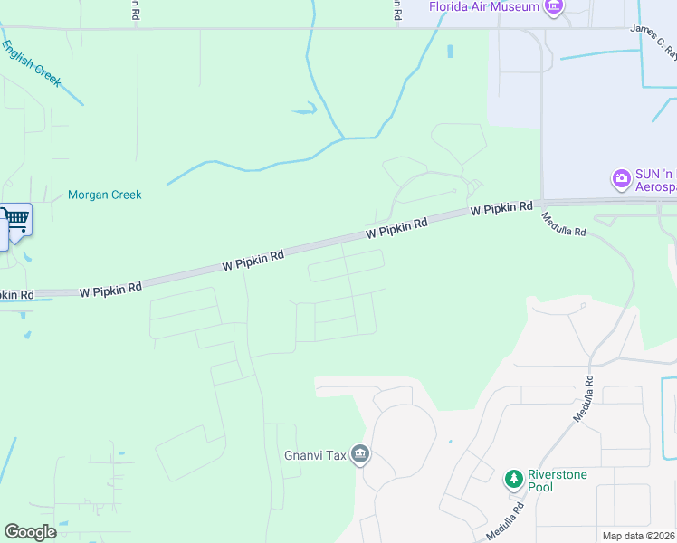 map of restaurants, bars, coffee shops, grocery stores, and more near West Pipkin Road in Lakeland