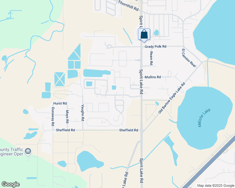map of restaurants, bars, coffee shops, grocery stores, and more near 155 Oak Tree Boulevard in Winter Haven