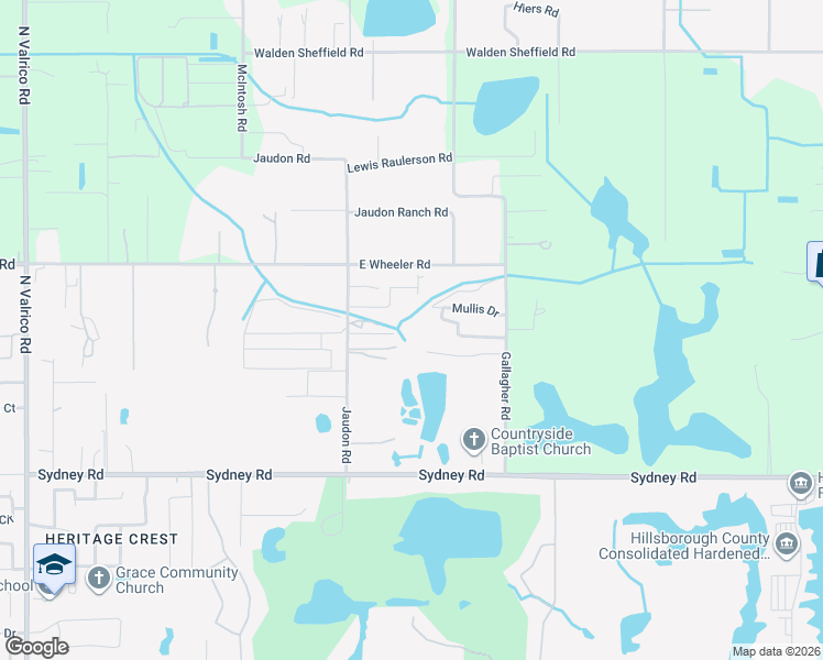 map of restaurants, bars, coffee shops, grocery stores, and more near 1931 Jaudon Road in Dover