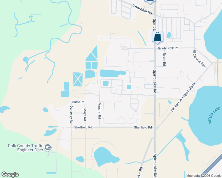 map of restaurants, bars, coffee shops, grocery stores, and more near 105 Oak Tree Boulevard in Winter Haven