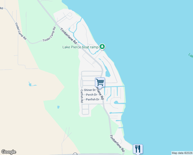 map of restaurants, bars, coffee shops, grocery stores, and more near 3518 Shellcracker Drive in Lake Wales