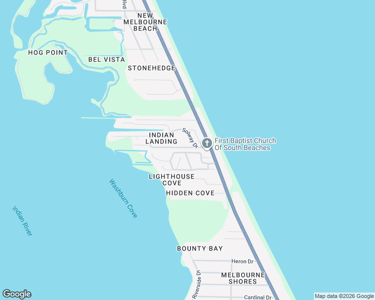 map of restaurants, bars, coffee shops, grocery stores, and more near 5328 Tay Court in Melbourne Beach