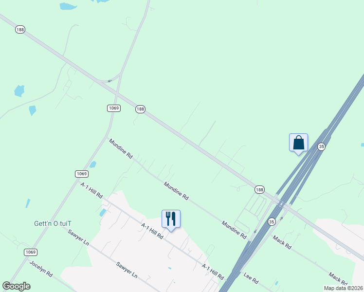 map of restaurants, bars, coffee shops, grocery stores, and more near 1741 Texas 188 in Aransas Pass