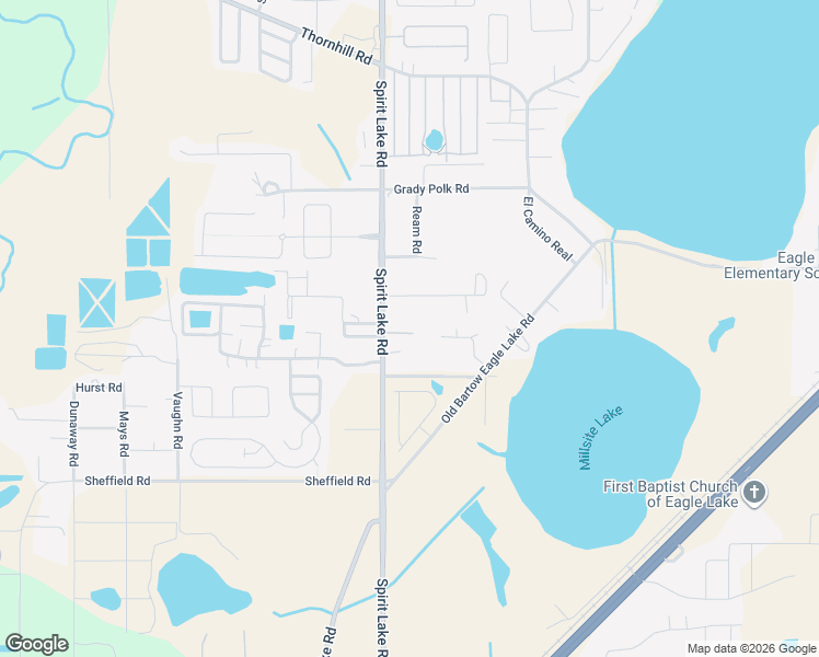 map of restaurants, bars, coffee shops, grocery stores, and more near 15 Mullins Road in Winter Haven