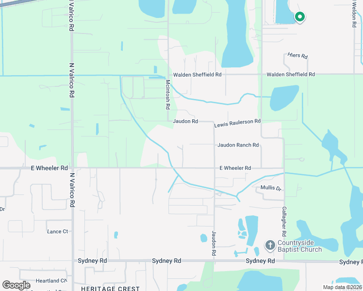 map of restaurants, bars, coffee shops, grocery stores, and more near 13030 East Wheeler Road in Dover