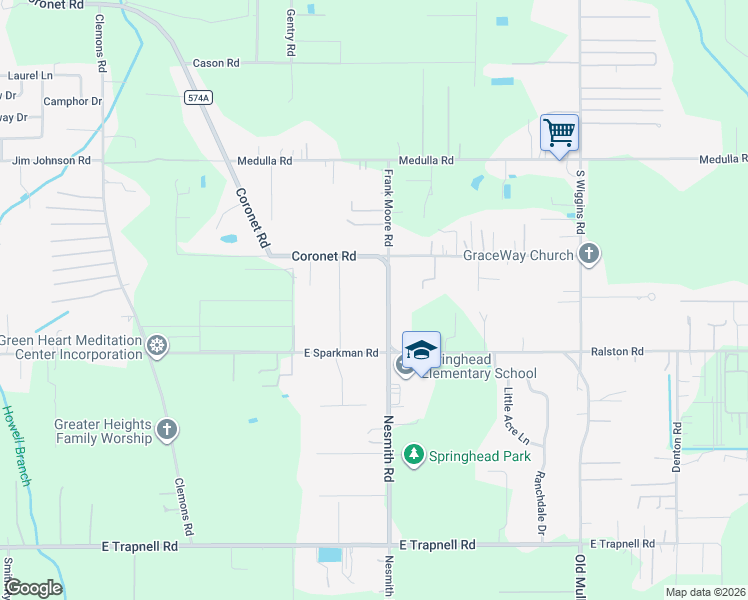 map of restaurants, bars, coffee shops, grocery stores, and more near 5301 Coronet Road in Plant City