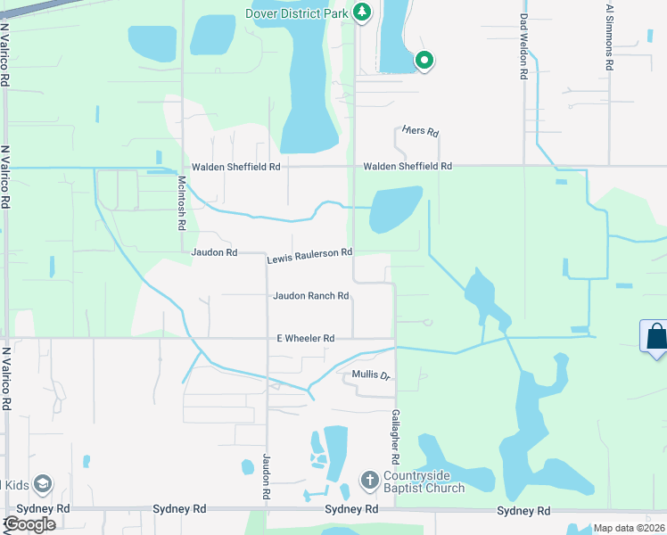 map of restaurants, bars, coffee shops, grocery stores, and more near 13306 Lewis Raulerson Road in Dover