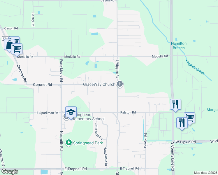 map of restaurants, bars, coffee shops, grocery stores, and more near 3305 Clay Turner Road in Plant City