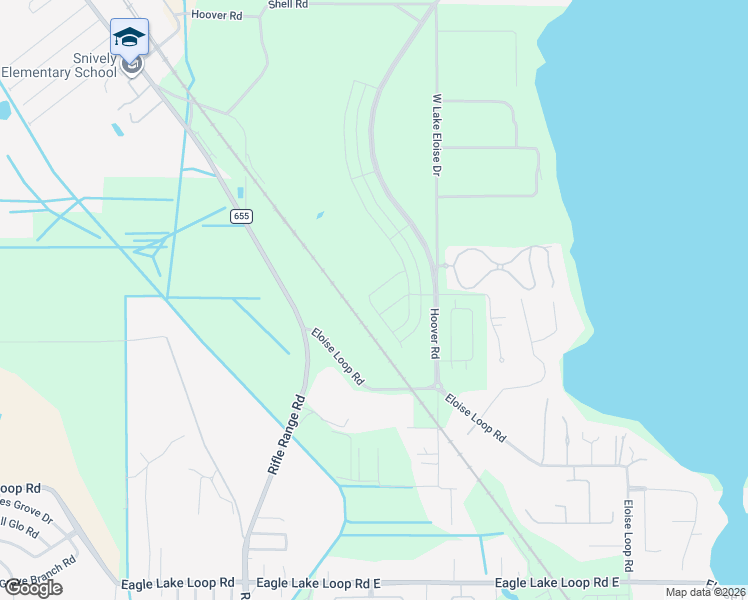 map of restaurants, bars, coffee shops, grocery stores, and more near 807 Snively Avenue in Eloise