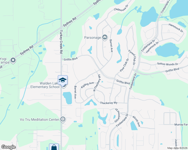 map of restaurants, bars, coffee shops, grocery stores, and more near 3202 Hawthorne Court in Plant City