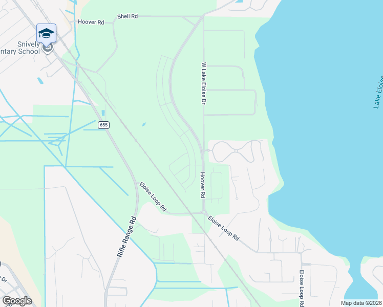map of restaurants, bars, coffee shops, grocery stores, and more near 4601 West Lake Eloise Drive in Winter Haven