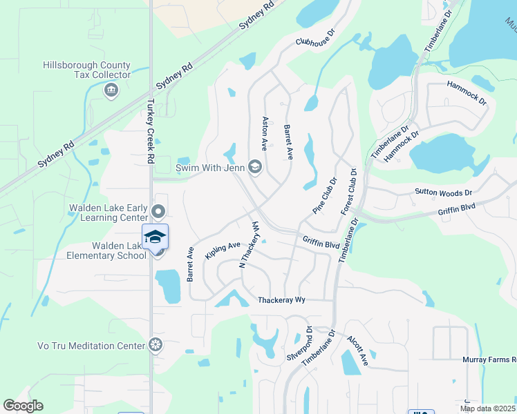 map of restaurants, bars, coffee shops, grocery stores, and more near 2700 Barret Avenue in Plant City