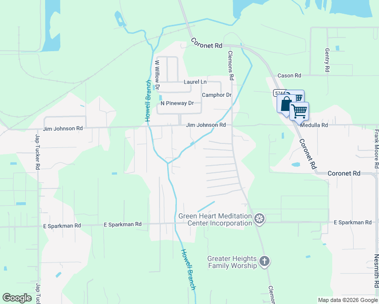 map of restaurants, bars, coffee shops, grocery stores, and more near 2204 Moonstone Lane in Plant City