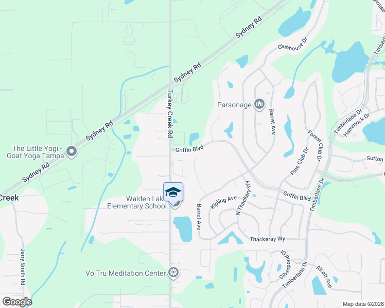 map of restaurants, bars, coffee shops, grocery stores, and more near 3133 Emerson Place in Plant City