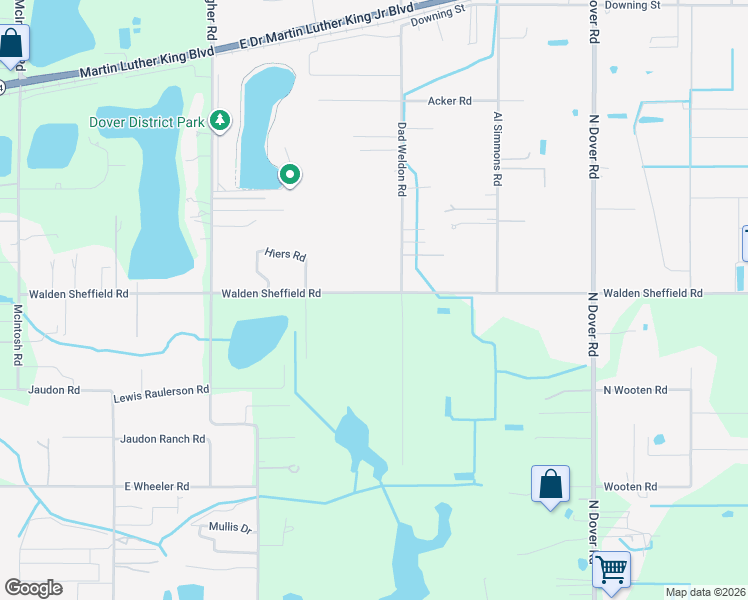 map of restaurants, bars, coffee shops, grocery stores, and more near 13717 Walden Sheffield Road in Dover