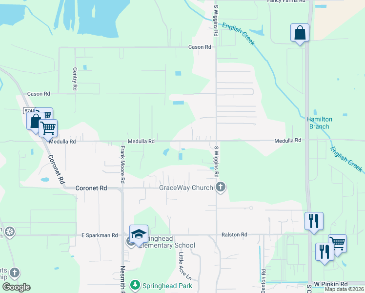 map of restaurants, bars, coffee shops, grocery stores, and more near 3201 Medulla Road in Plant City