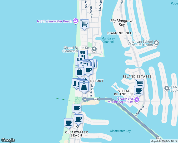 Clearwater Beach Walk Map 41 Baymont Street, Clearwater Fl - Walk Score