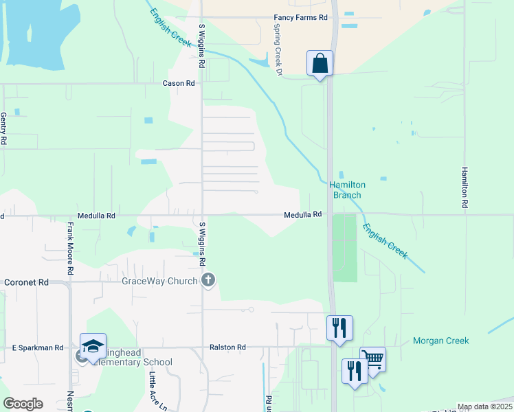map of restaurants, bars, coffee shops, grocery stores, and more near 3540 Medulla Road in Plant City