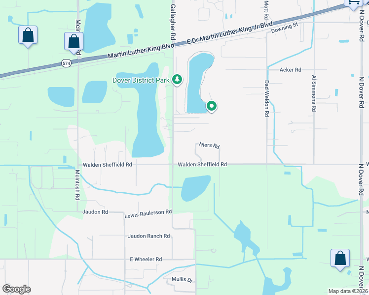 map of restaurants, bars, coffee shops, grocery stores, and more near 13410 Walden Sheffield Road in Dover