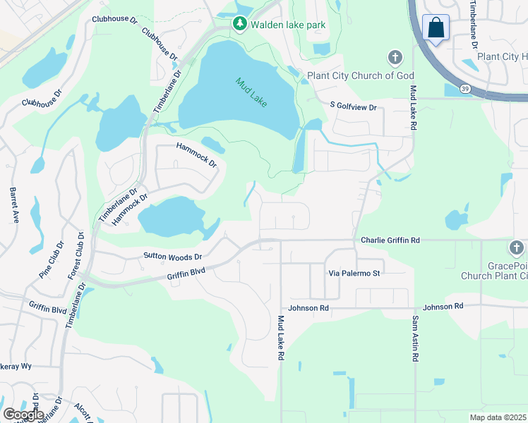 map of restaurants, bars, coffee shops, grocery stores, and more near 2804 Spring Meadow Drive in Plant City