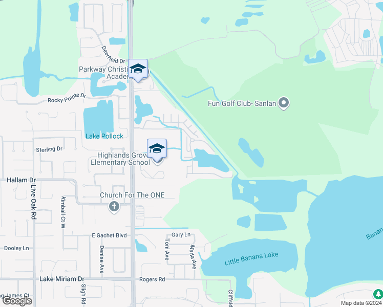 map of restaurants, bars, coffee shops, grocery stores, and more near 4475 Jamie Court in Lakeland