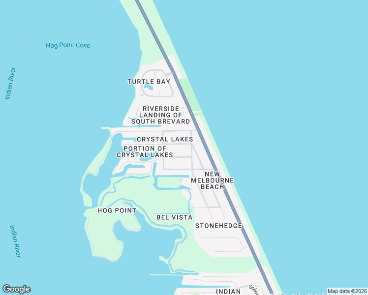 map of restaurants, bars, coffee shops, grocery stores, and more near 5025 Malabar Boulevard in Melbourne Beach