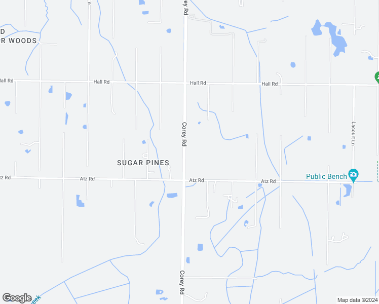 map of restaurants, bars, coffee shops, grocery stores, and more near 2395 Corey Road in Malabar