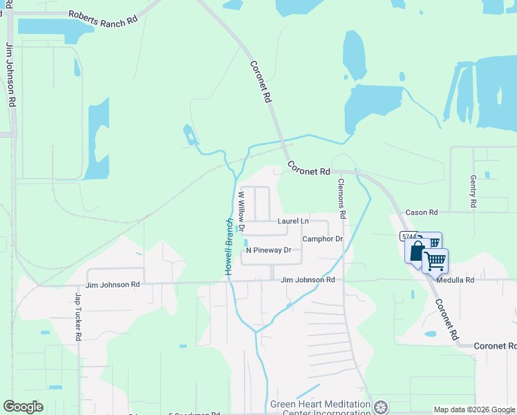 map of restaurants, bars, coffee shops, grocery stores, and more near 2013 East Willow Drive in Plant City
