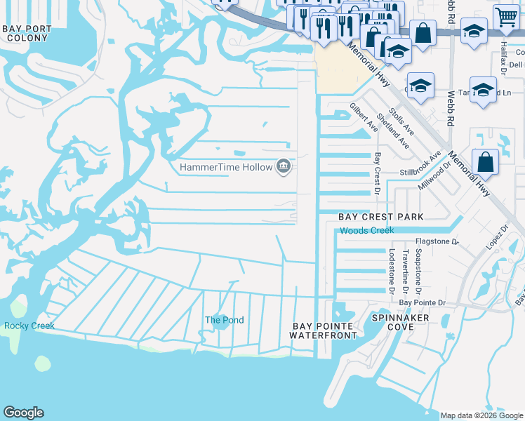 map of restaurants, bars, coffee shops, grocery stores, and more near 4706 Troydale Road in Tampa