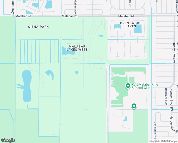 map of restaurants, bars, coffee shops, grocery stores, and more near 752 Flying U Lane in Palm Bay