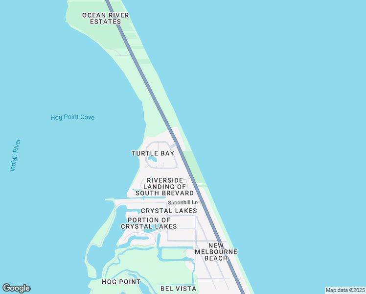 map of restaurants, bars, coffee shops, grocery stores, and more near 4835 South Highway A1A in Melbourne Beach