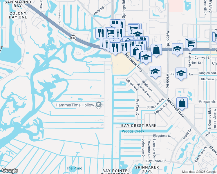 map of restaurants, bars, coffee shops, grocery stores, and more near 4913 Troydale Road in Tampa