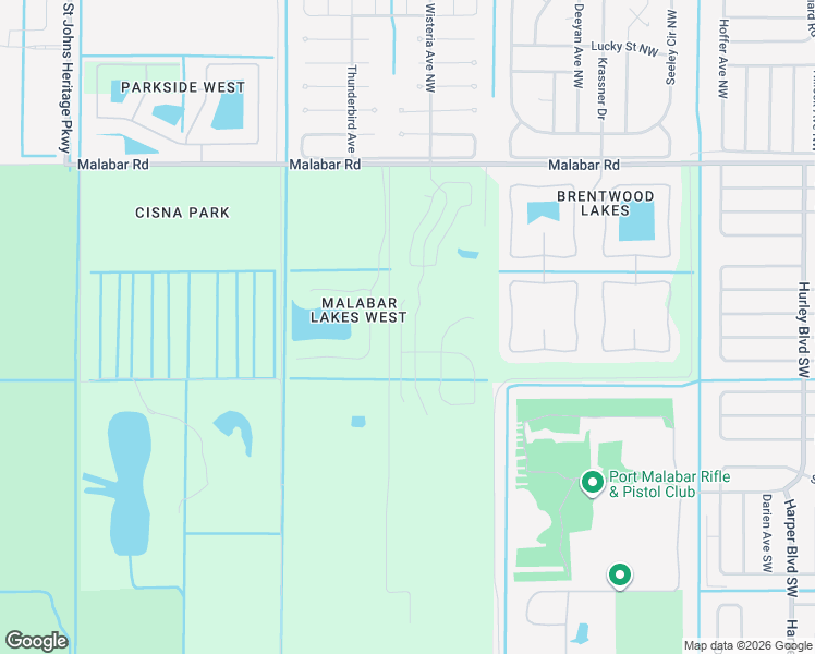 map of restaurants, bars, coffee shops, grocery stores, and more near 361 Allison Drive in Palm Bay