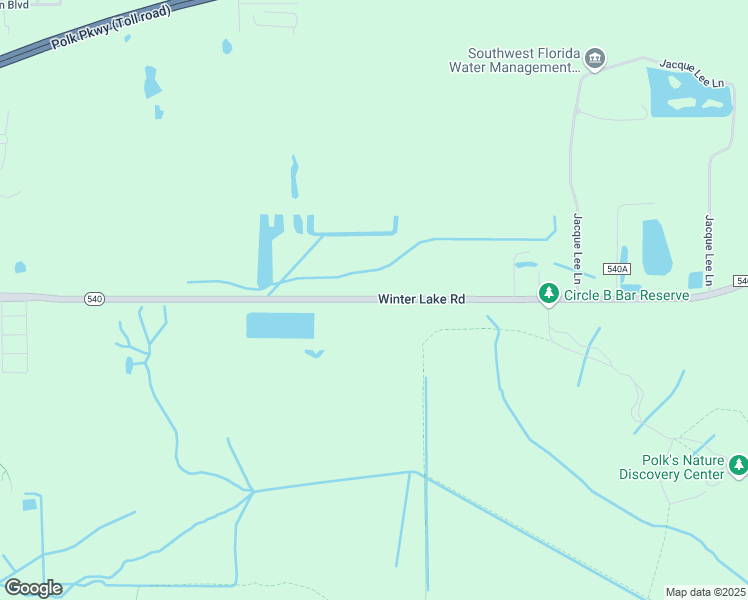 map of restaurants, bars, coffee shops, grocery stores, and more near 4399 Winter Lake Road in Lakeland