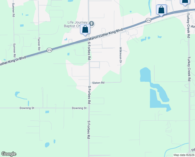 map of restaurants, bars, coffee shops, grocery stores, and more near 1610 South Forbes Road in Plant City