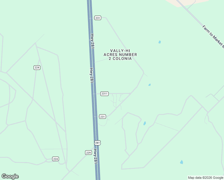 map of restaurants, bars, coffee shops, grocery stores, and more near 147 County Road 2311 in Orange Grove
