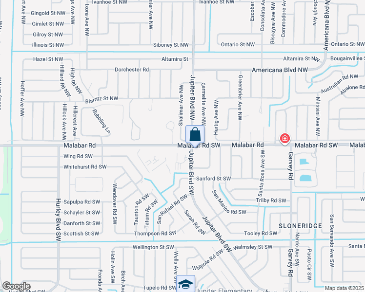map of restaurants, bars, coffee shops, grocery stores, and more near in Melbourne